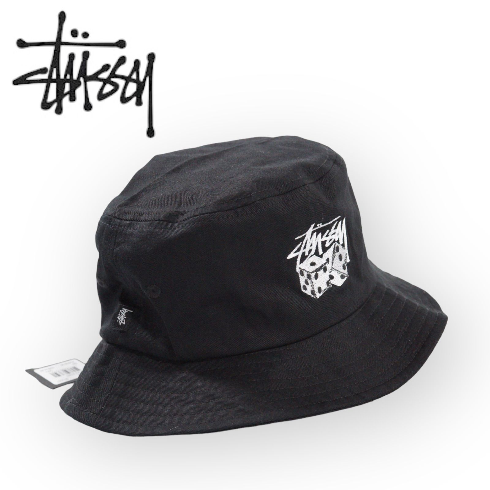 ◇STUSSY Dice Logo バケットハット ダイスロゴ ステューシー Bucket