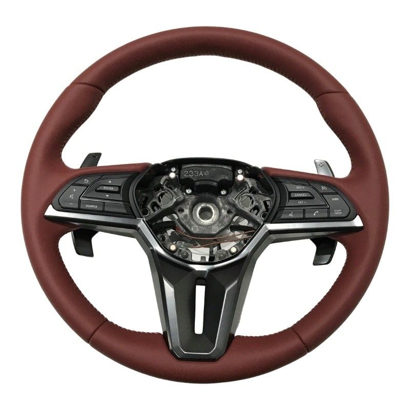 日産 NISSAN ハンドル本体 GTR R-35 2025年式 エディション 赤革オレンジステッチ GT-R カーパーツ 22407K157