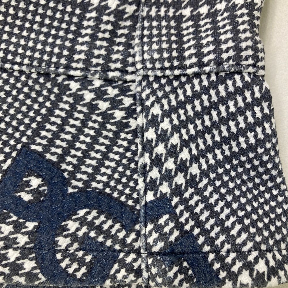 サイズ：00 PEARLY GATES パーリーゲイツ スカート 千鳥 総柄 ネイビー