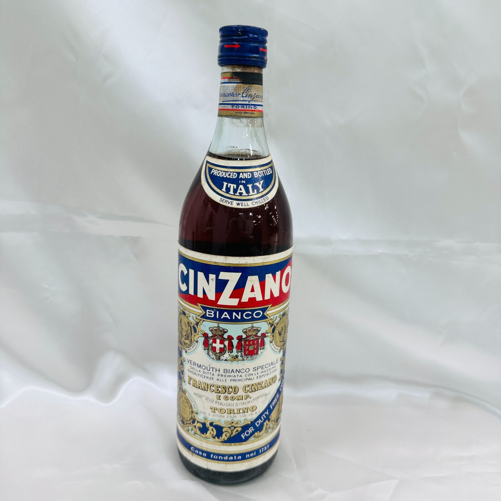 A【古酒】CINZANO BIANCO チンザノ ビアンコ VERMOUTH ベルモット 旧ボトル 未開栓 箱なし - メルカリ