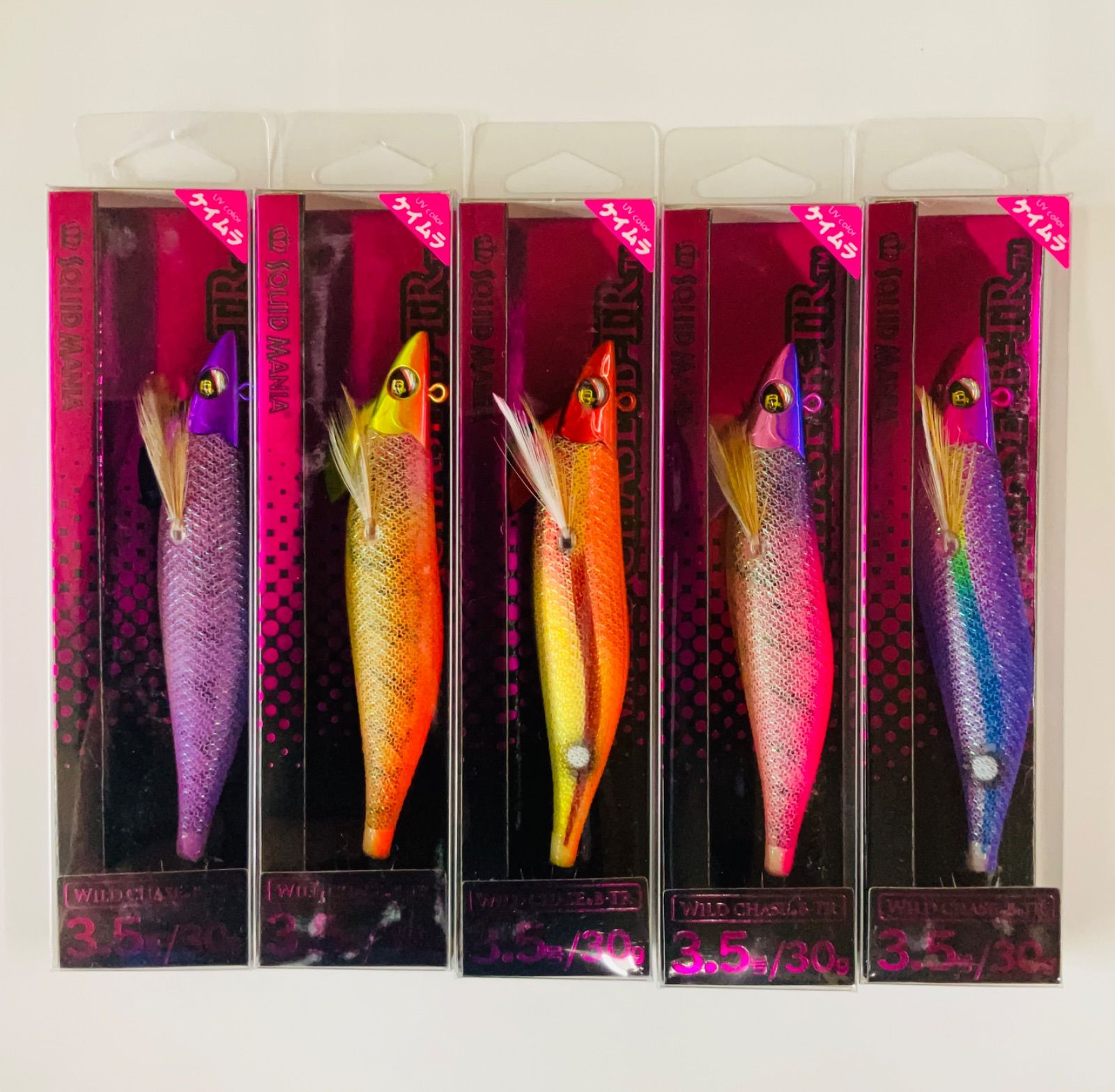 SQUIDMANIA ワイルドチェイス B-TR 3.5号 30g 4個セット スクイッドマニア ワイルドチェイスB-TR 3.5号 30g 4個セット