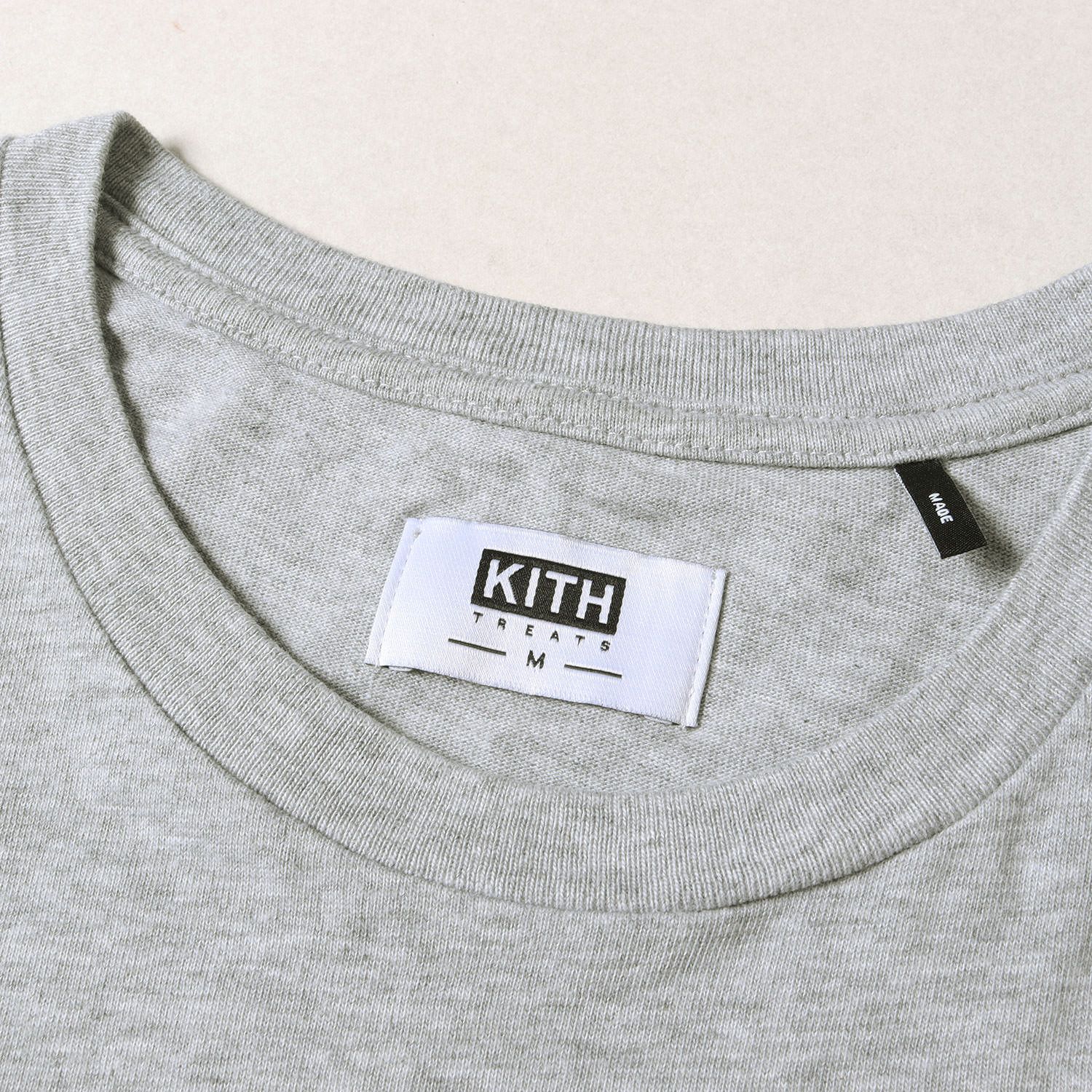 KITH NYC キス ニューヨークシティー Tシャツ サイズ:M KITH TREATS キス トリーツ チョコレート ボックスロゴ クルーネック  ヘザーグレー トップス カットソー 半袖 BOX LOGO カジュアル ブランド シンプル - メルカリ