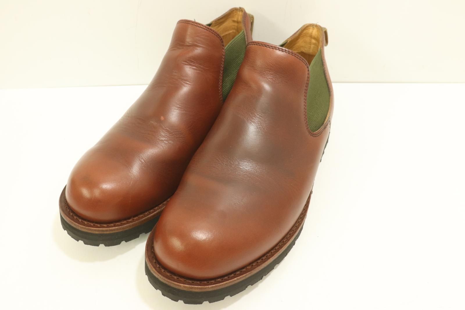 【中古】 Danner メンズブーツ 9 KALAMA SIDEGORE Danner 9 茶 ブラウン レザー