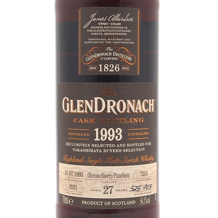 古酒】スコッチ ウイスキー GLEN DRONACH グレンドロナック 27年