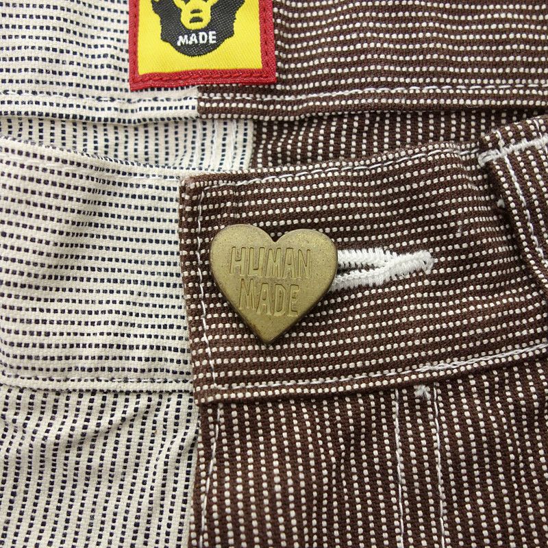 HUMAN MADE ペインターパンツ ヒッコリー ヒューマンメイド S