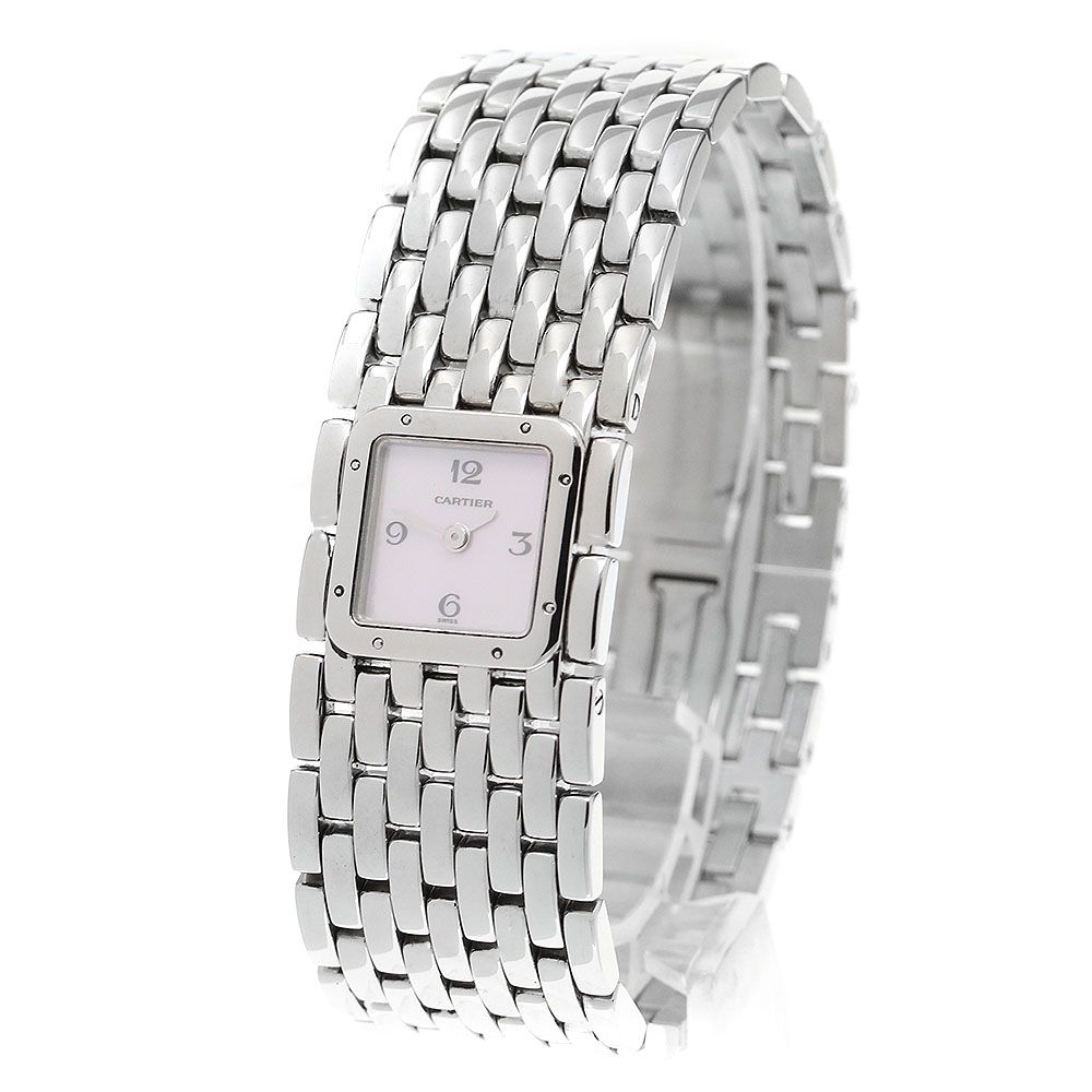 カルティエ CARTIER W61003T9 パンテール リュバン シェル文字盤  