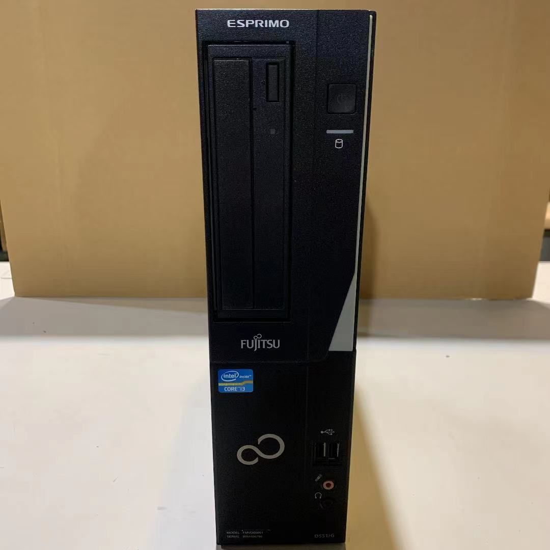 富士通 ESPRIMO D586 /PX デスクトップPC本体 スリムタワー型 美品