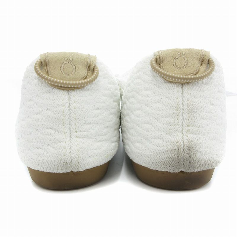 Öffen オッフェン ポインテッド フリル パンプス ブラック 40