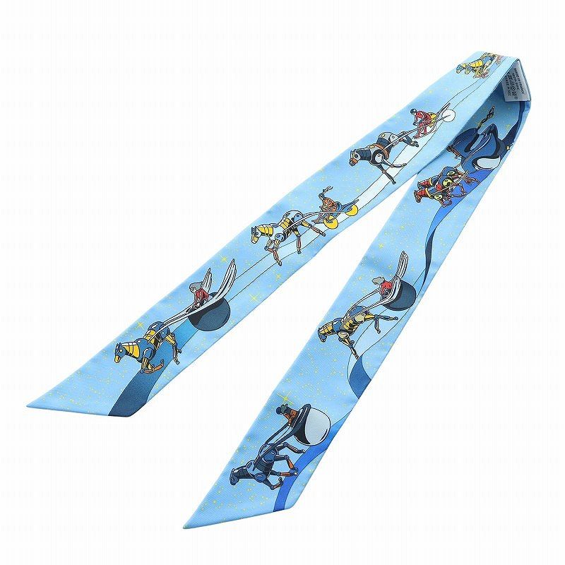 エルメス HERMES スペース ダービー Space Derby ツイリー スカーフ 