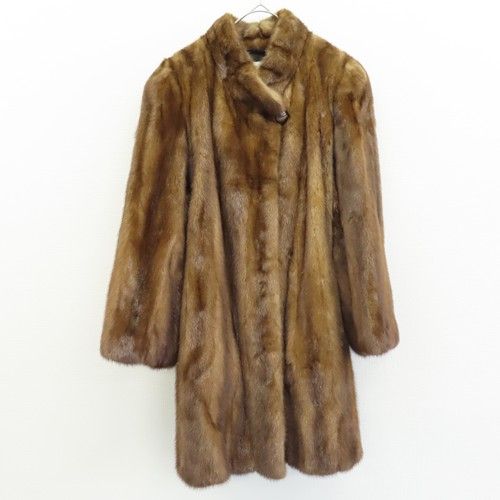 Malvoisie マルヴォアジー ダークミンク 毛皮コート リアル