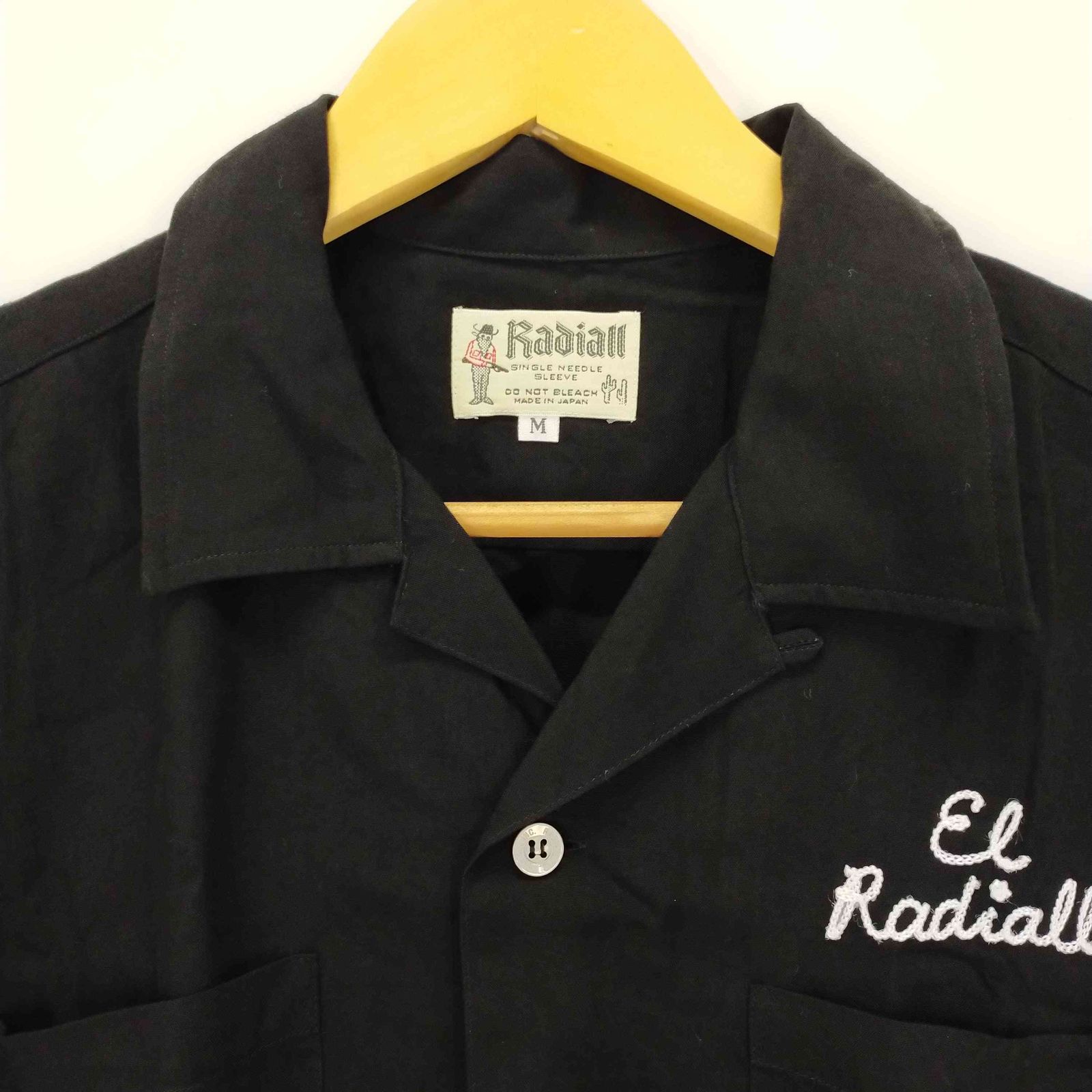 radiall　レーヨン　半袖　開襟シャツ