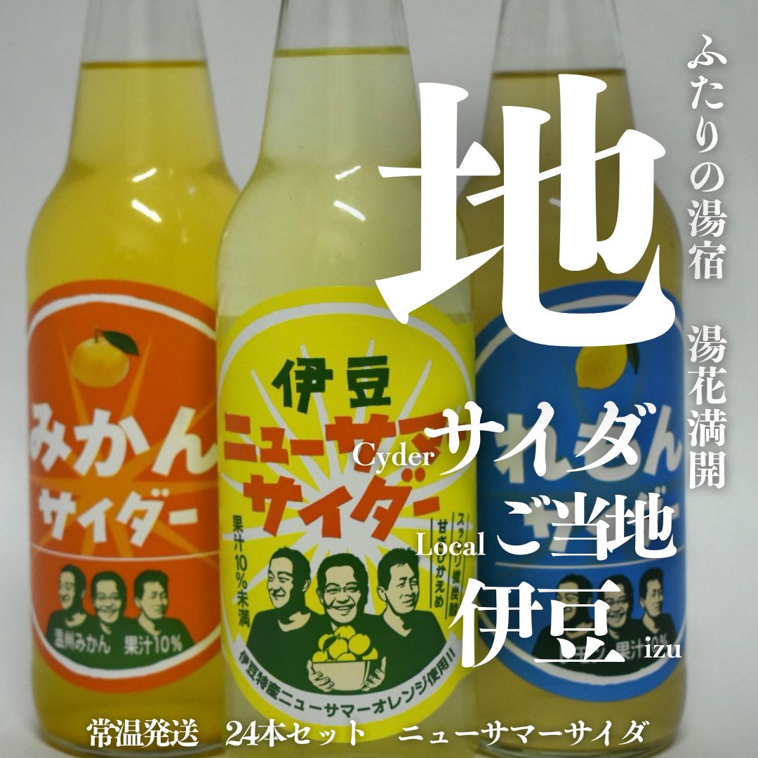 伊豆限定】地サイダー6本詰合 | ニューサマー,レモン,みかん - メルカリ