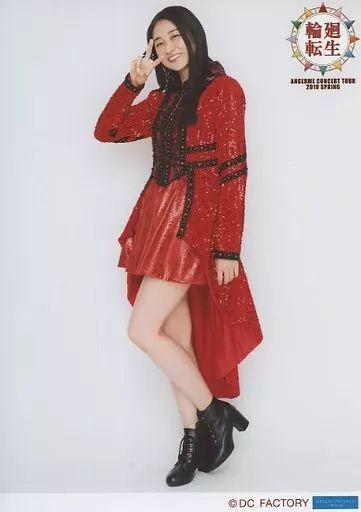 中古】生写真(ハロプロ) アンジュルム/和田彩花/全身・衣装赤・2L