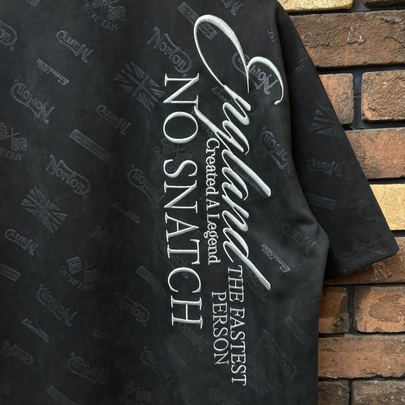 Norton XL スウェードシャツ　極美品 極美品 XL シングルステッチ HARBORSIDE GRAPHICS Tシャツ