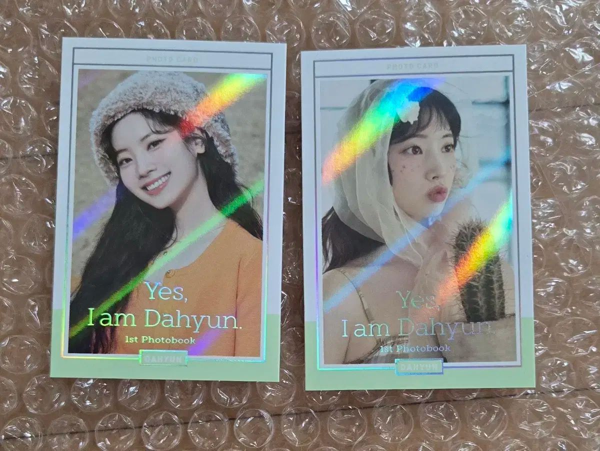 Yes I am Dahyun TWICE ダヒョン 1st 写真集 トレカ 山田 ( yes Im dahyun ） ダヒョン写真集 トレカ アップルグリーン