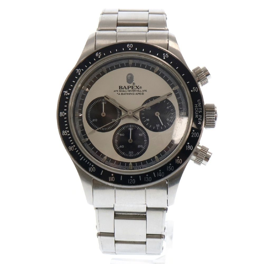 BAPEX A BATHING APE 腕時計 シルバー A BATHING APE｜TYPE 1 BAPEX CRYSTAL STONE | Rakuten Fashion