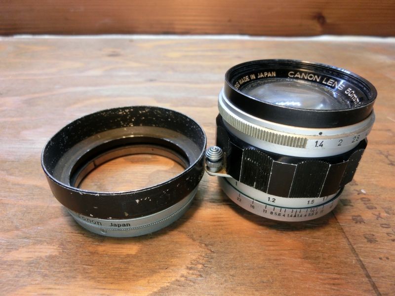 7365 曇り有 ライカLマウント CANON LENS 50mm F1.4