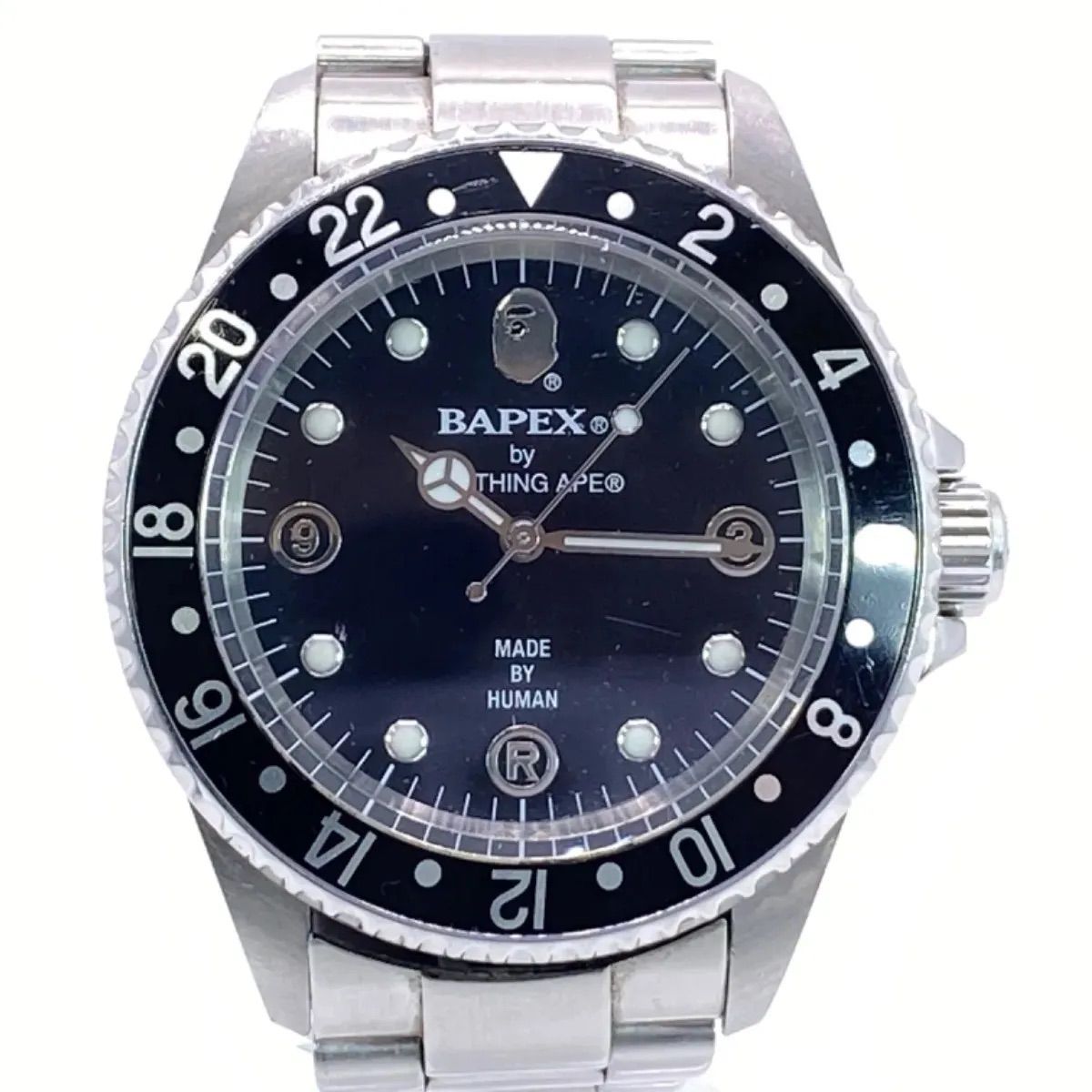 A BATHING APE BAPEX サルマリーナ 初期型 腕時計 ベイペックス 