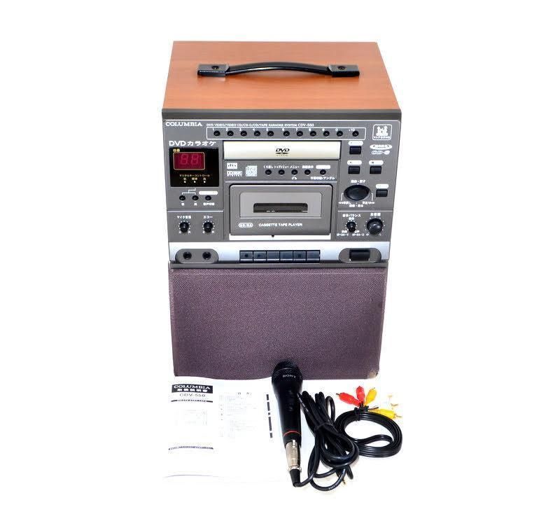 DENON COLUMBIA CDV-550 DVDカラオケシステム マイク付き DENON CDV
