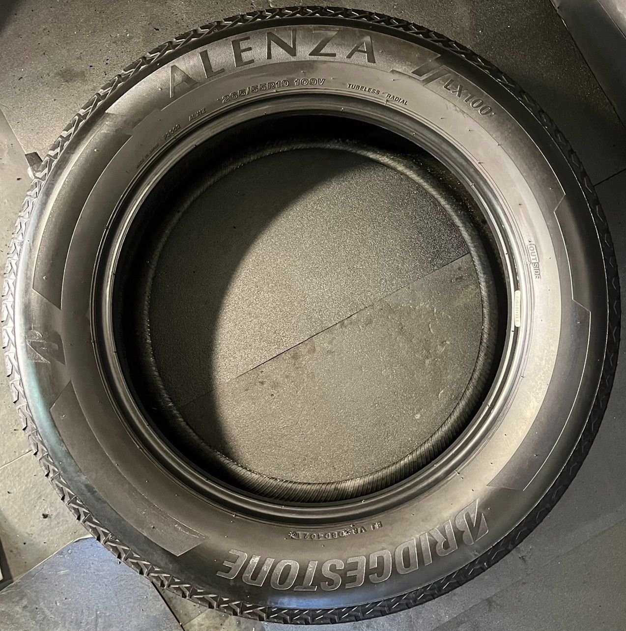 約7.3～7.4分山 ブリヂストン BRIDGESTONE アレンザ ALENZA LX100 265 55R19 2本 h_408 FFCRYSTALESIA_COM