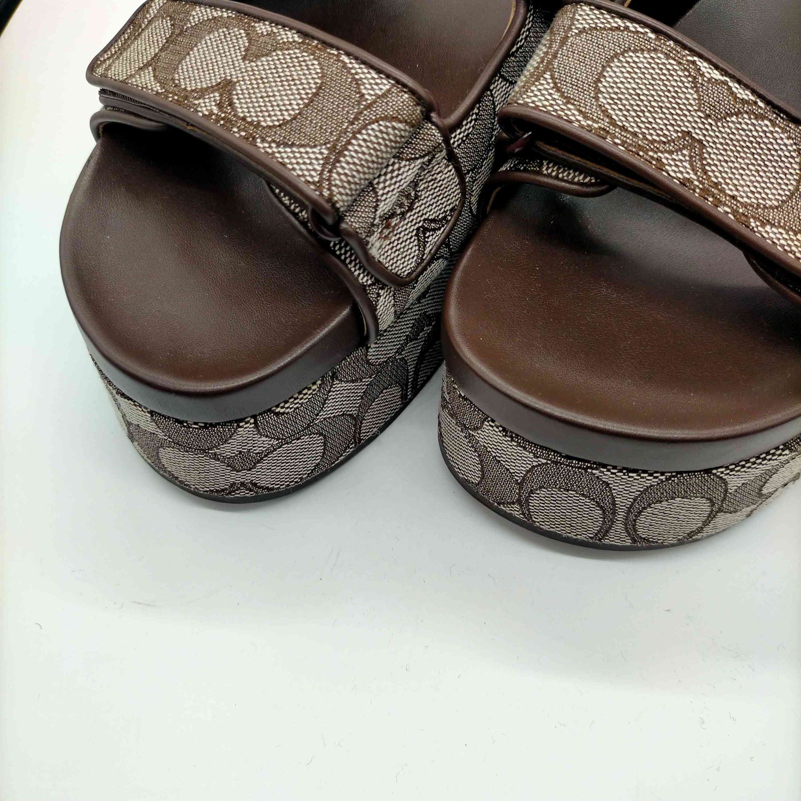 コーチ COACH ツー バンド プラットフォーム スライド・シグネチャー