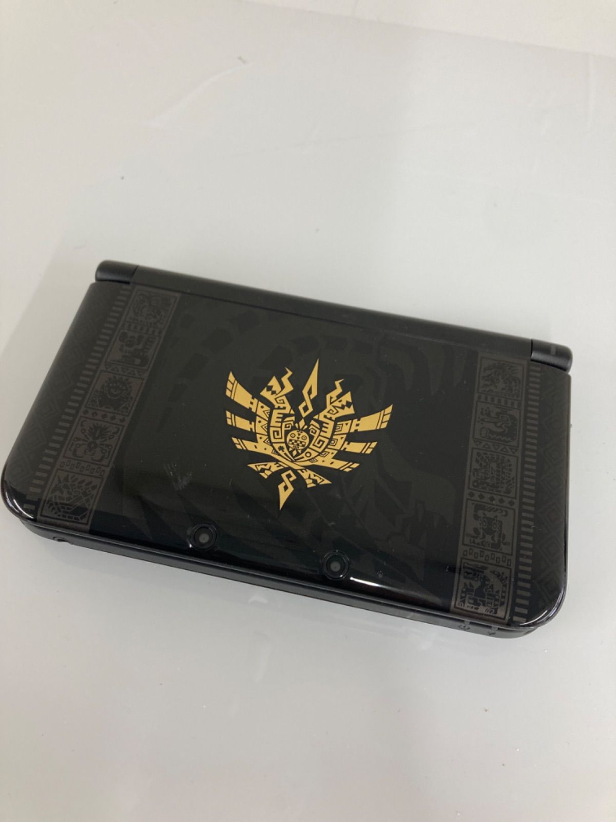 ÷ 初期化済み Nintendo 3DS LL モンスターハンター特別デザイン 本体 ブラック ゲーム機本体
