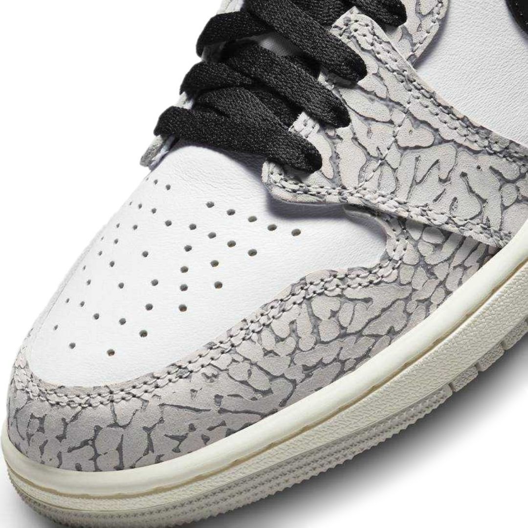 単品販売Air Jordan エアジョーダン1 ホワイト セメント27.5cm 靴