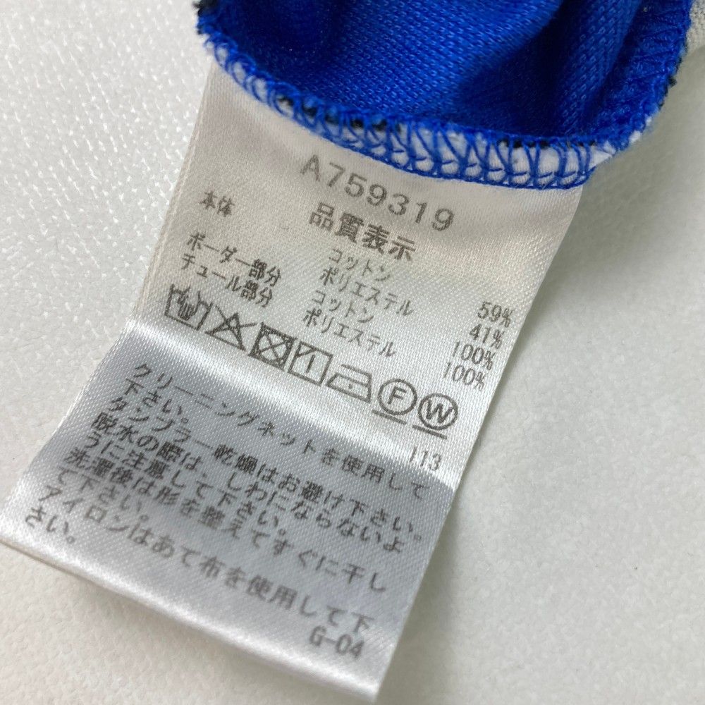 サイズ：36 ARCHIVIO アルチビオ 襟付き 半袖Tシャツ ブルー系