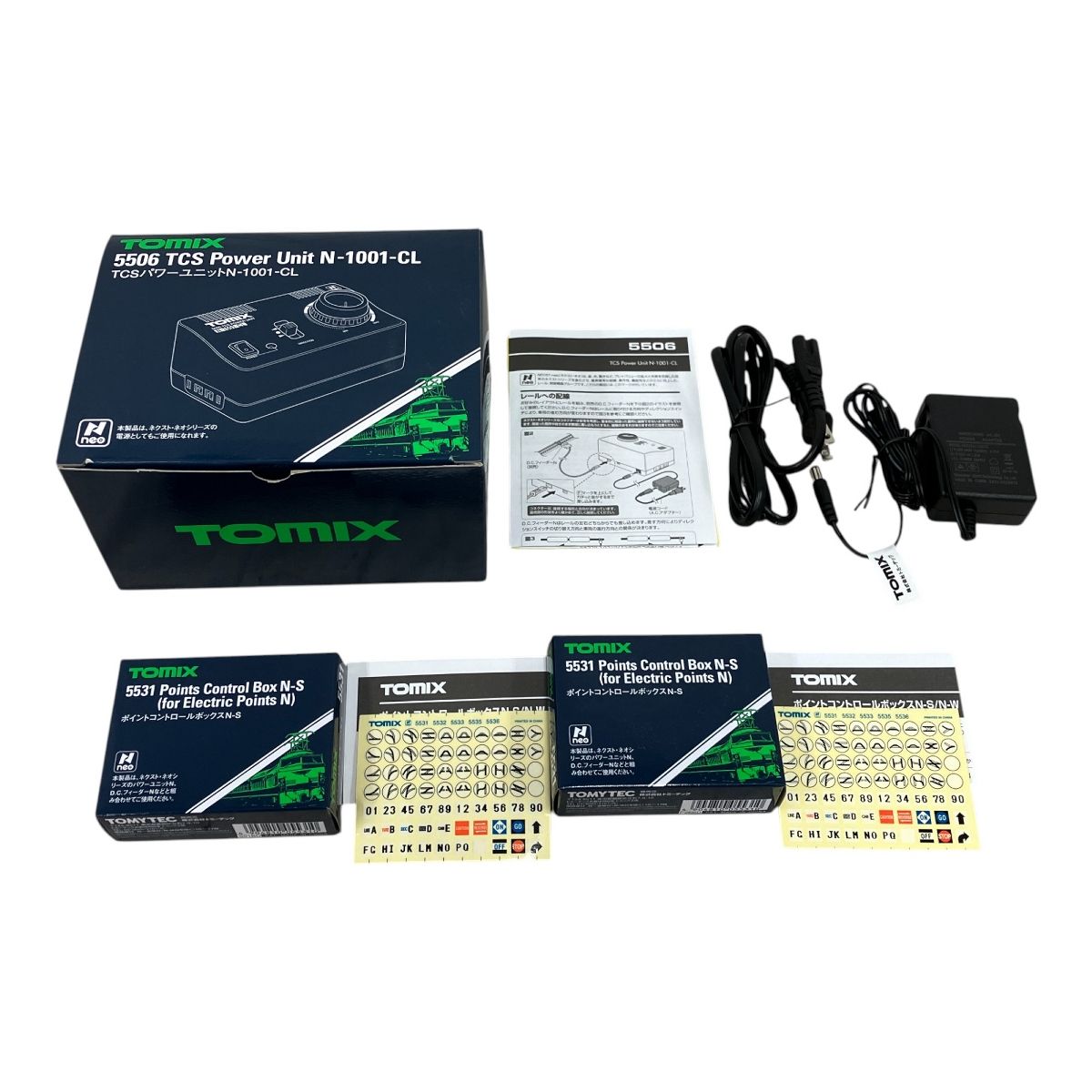鉄道模型 TOMIX 5506 TOMIX 5531 TOMIX 5506 TCSパワーユニット 5531 ポイントコントロール2個