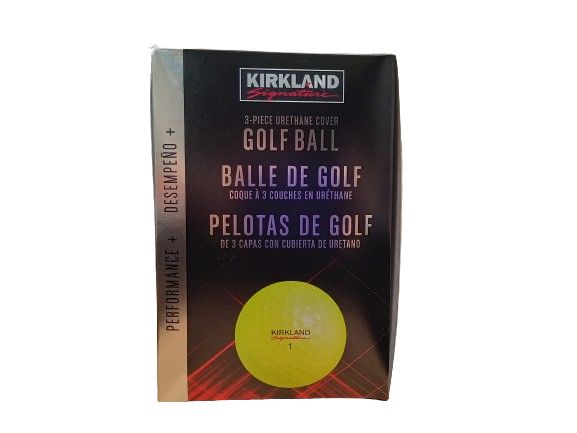 新品】カークランドシグネチャー ゴルフボール イエロー 48球