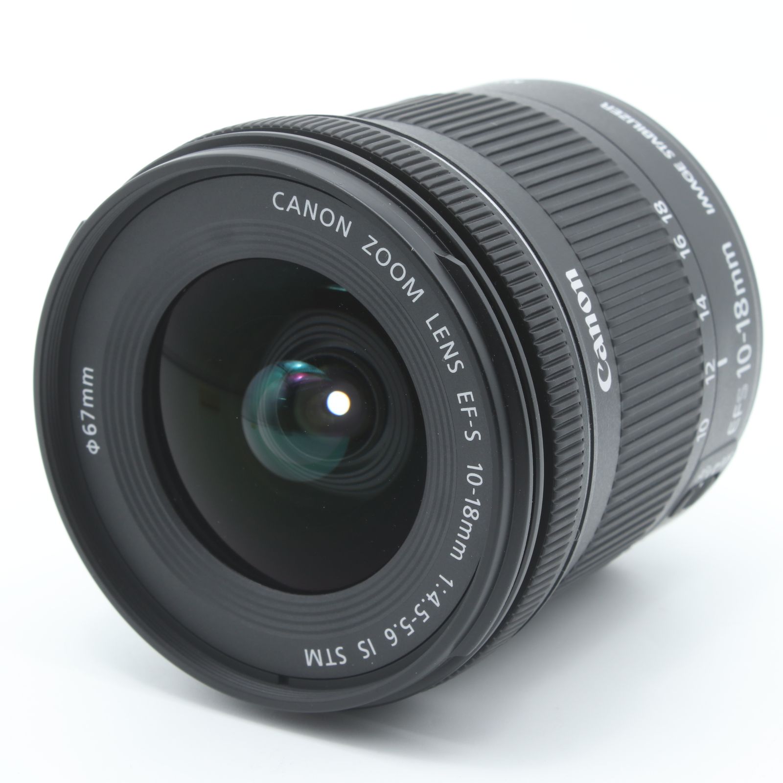 美品】Canon 超広角ズームレンズ EF-S10-18mm F4.5-5.6 IS STM APS-C