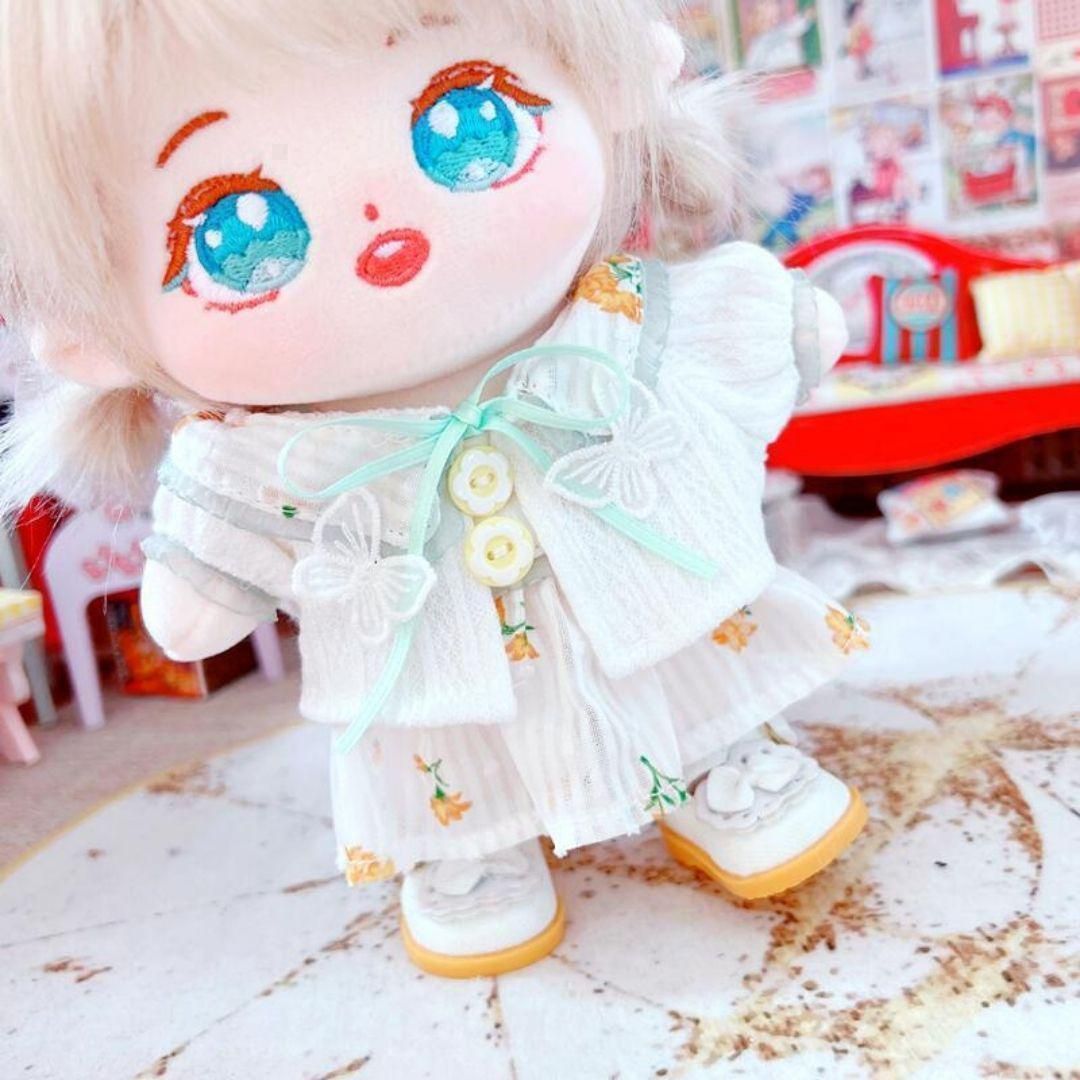 うさぎ 兎 ウサ耳 白 ぬい服 ちびぬい 20cm ぬいぐるみ服 韓国 推し活