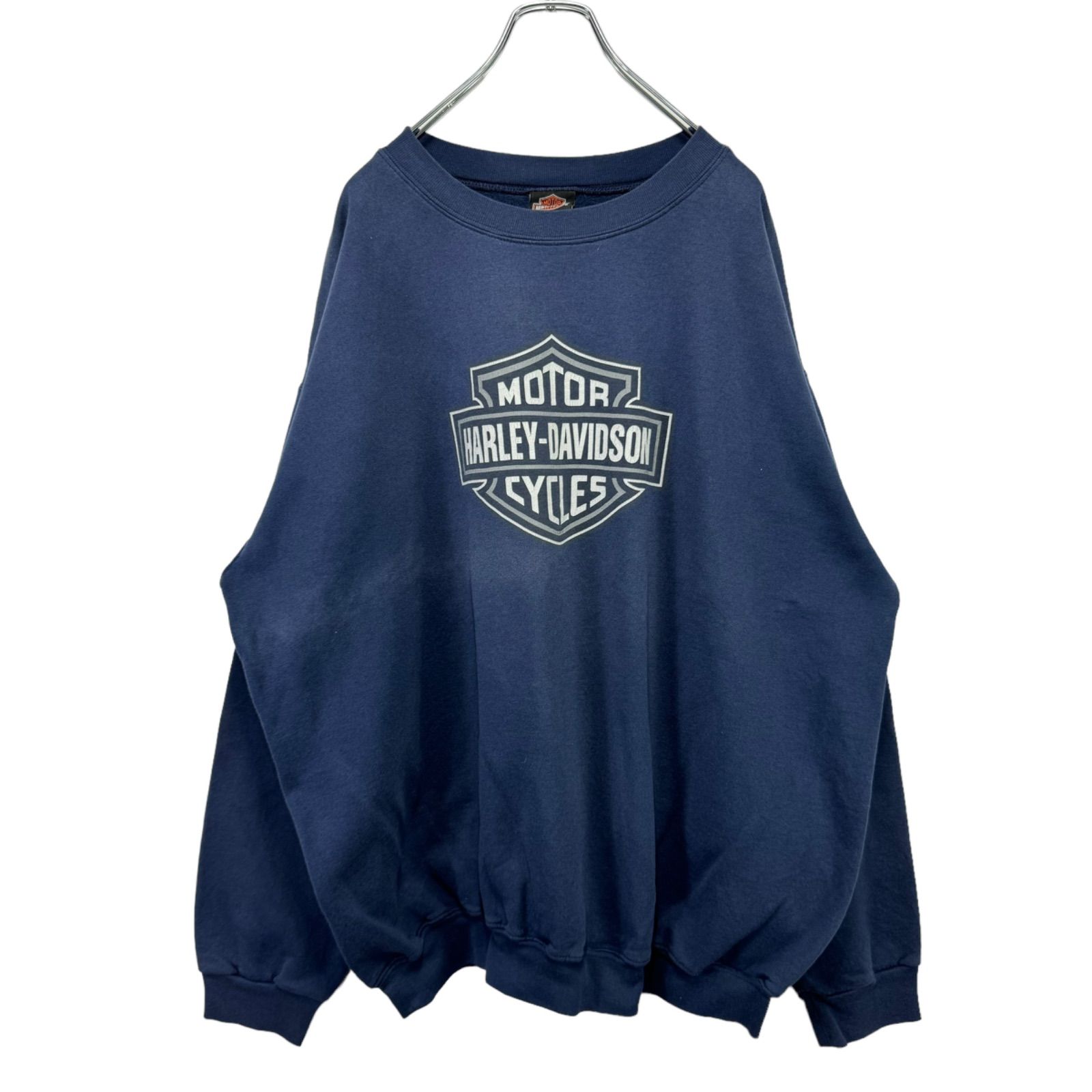 2XL HARLEY-DAVIDSON Logo Print Sweatshirt ハーレーダビッドソン