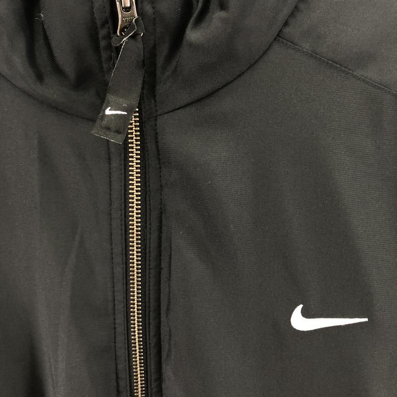 中古】NIKE Solo Swoosh Satin Bomber Jacket サイズL ブラック[91  