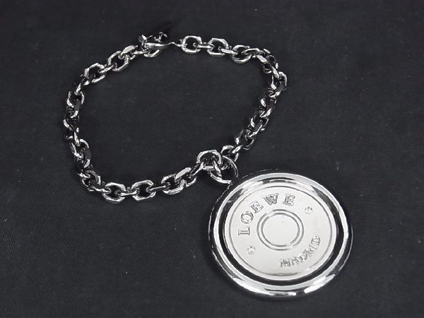 □極美品□ LOEWE ロエベ コインモチーフ バッグチャーム キーホルダー