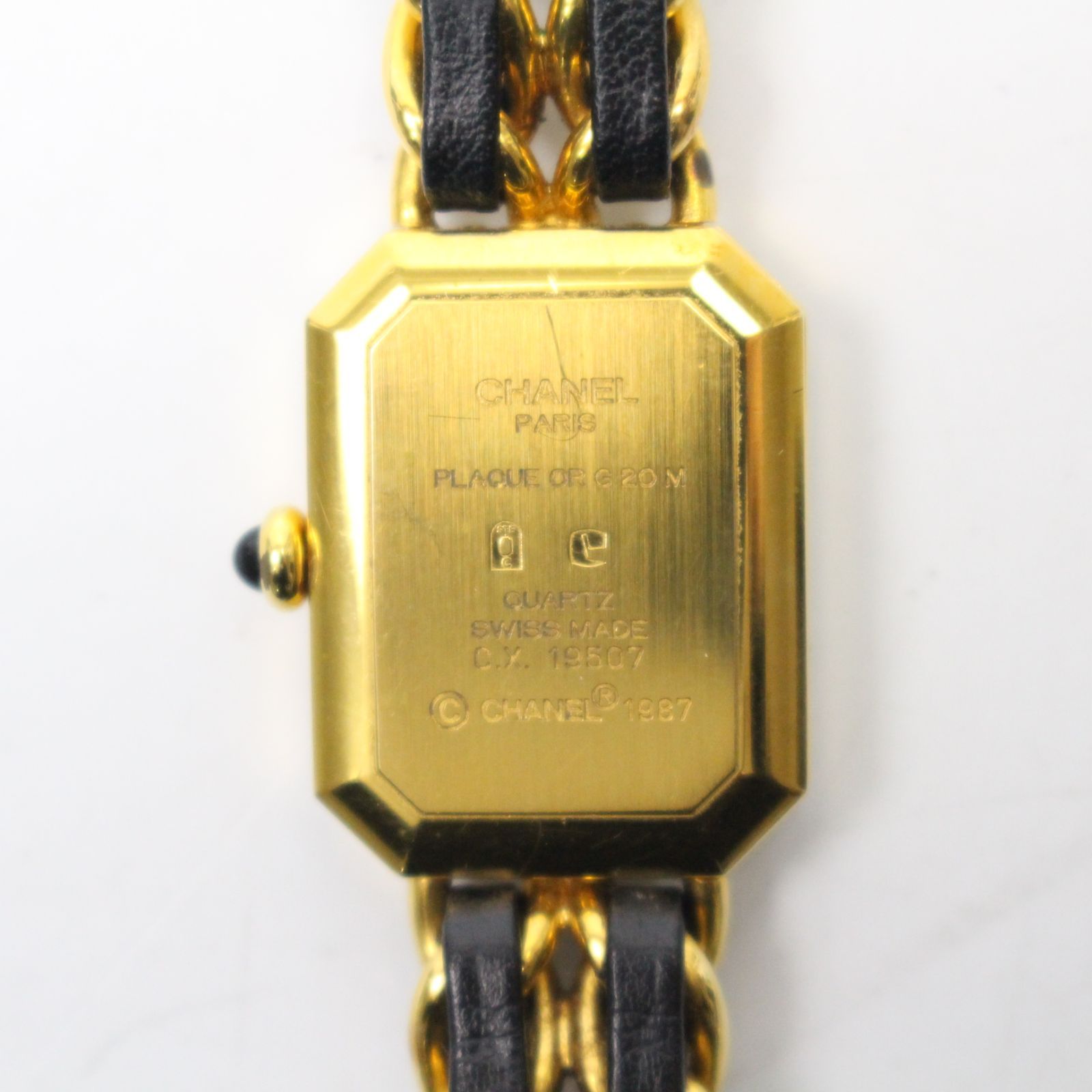 K836】CHANEL プルミエール PLAQUE OR G 20 M 腕時計 - メルカリ