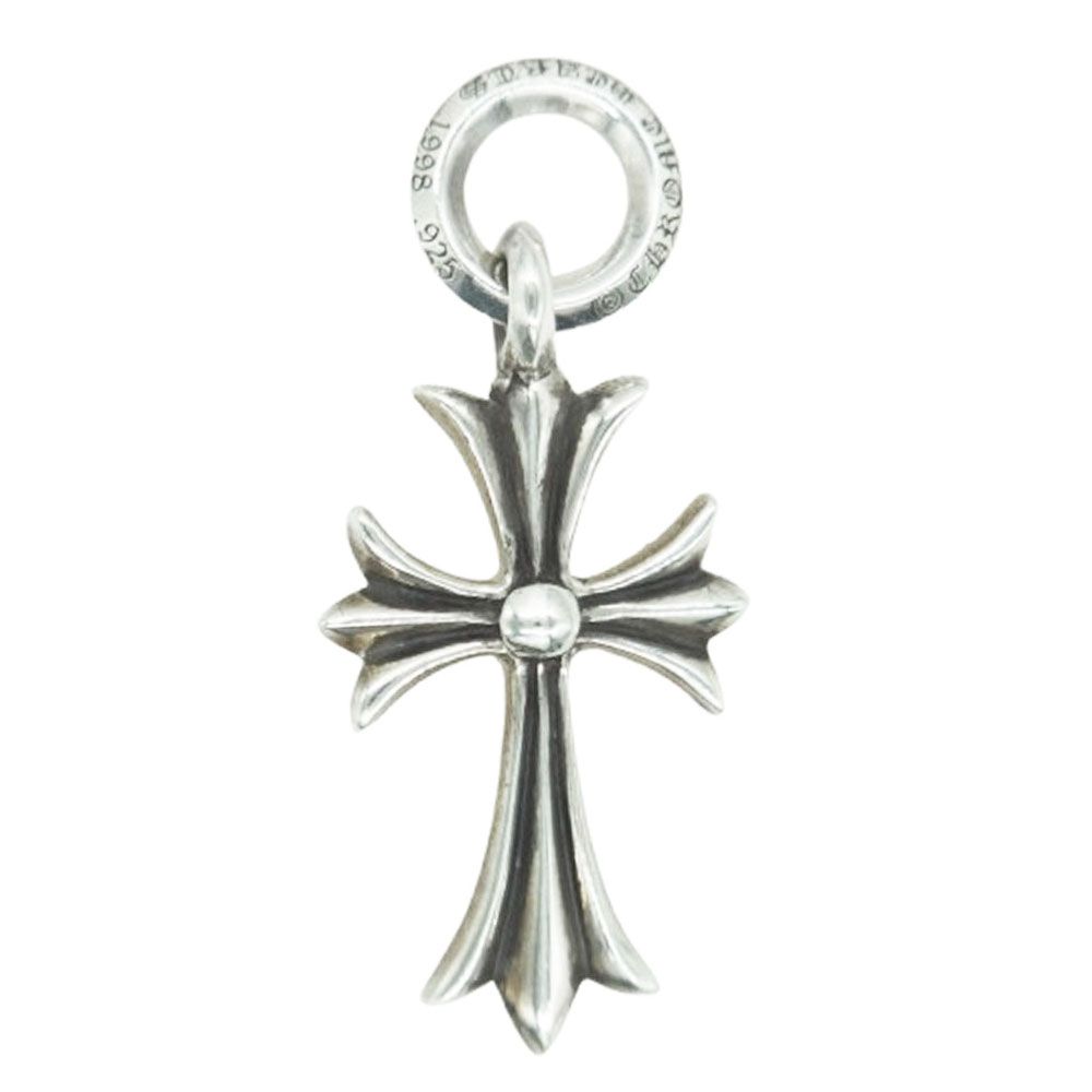 CHROME HEARTS クロムハーツ 原本無 TINY CH CROSS タイニー CH クロス チャーム シルバー系