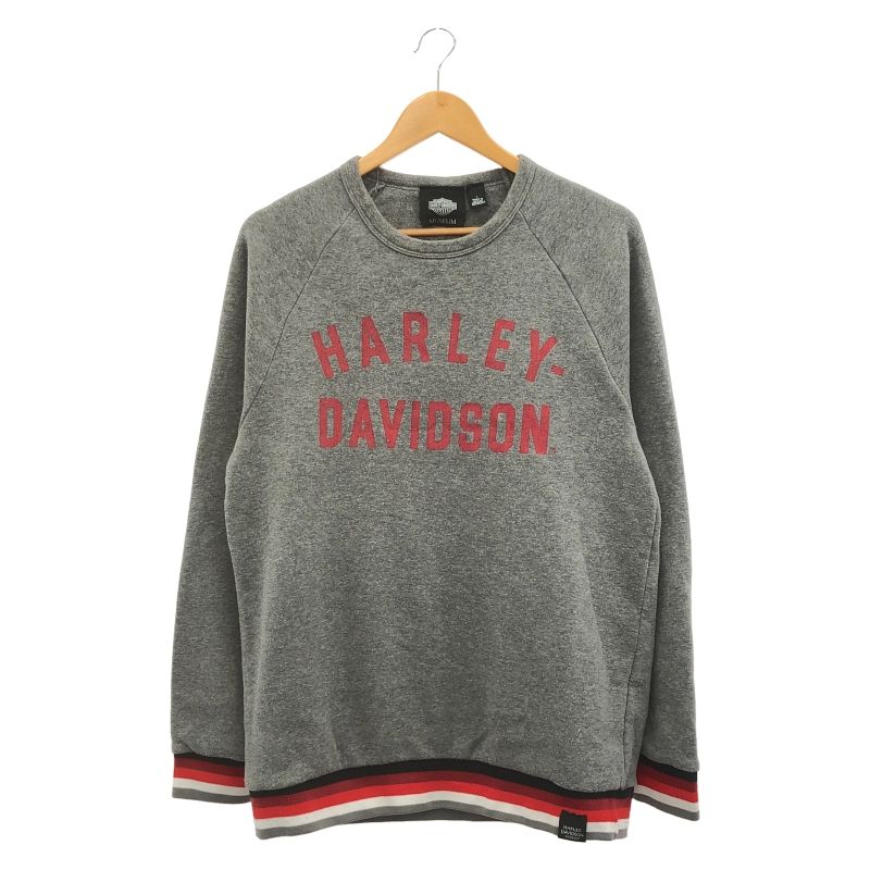 Harley Davidson MUSEUM 長袖トレーナー グレー L 66