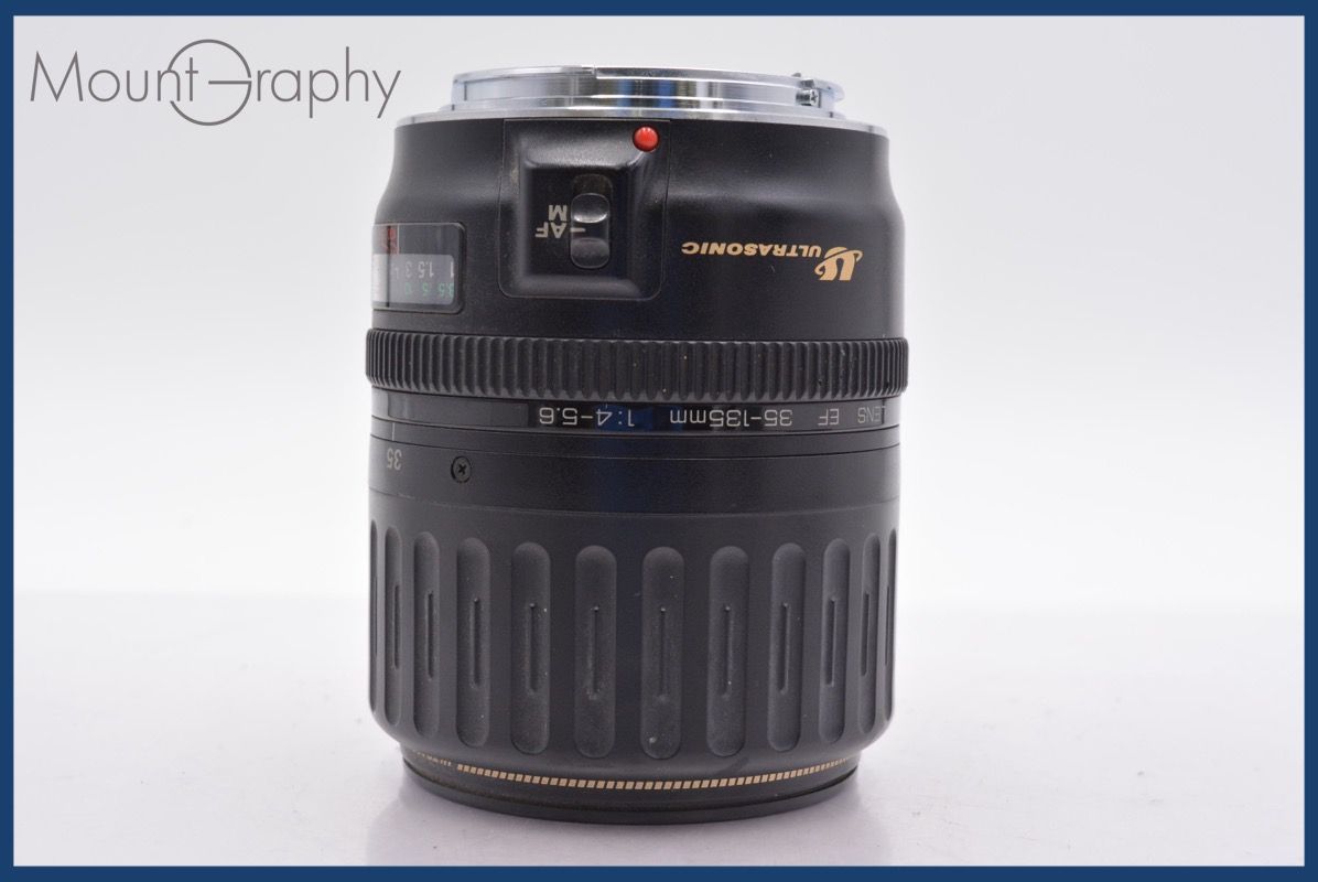 キヤノン Canon EF 35-135mm F4-5.6 USM 前後キャップ-レンズフィルター付 完動 同梱可 yk5197