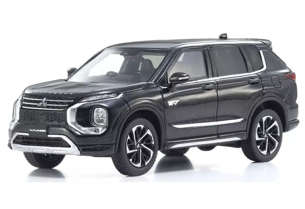 【新品】ミニカー 1/43 三菱 アウトランダー(ブラック) [KSR43128BK]