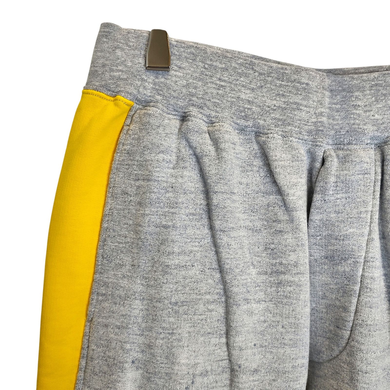  ディースクエアード 23 AW ダメージ加工 スウェット サルエル ジョガー パンツ S 25061 XS グレー メンズ ジョガーパンツ スウェットパンツ パンツ