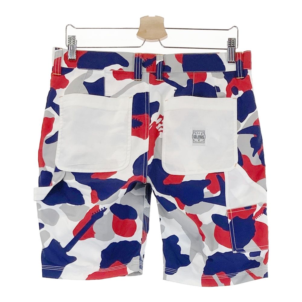 サイズ：4 RUSSELUNO ラッセルノ ; ハーフパンツ カモフラ柄 ホワイト