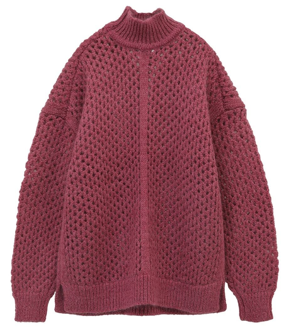 23AW CLANE クラネ DOT MESH MOHAIR OVER KNIT TOPS - メルカリ