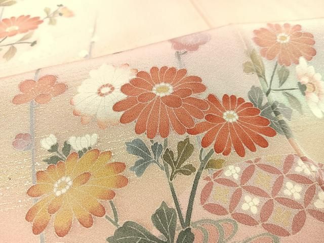 平和屋着物○豪華振袖 紅型 舞蝶花文 暈し染め やまと誂