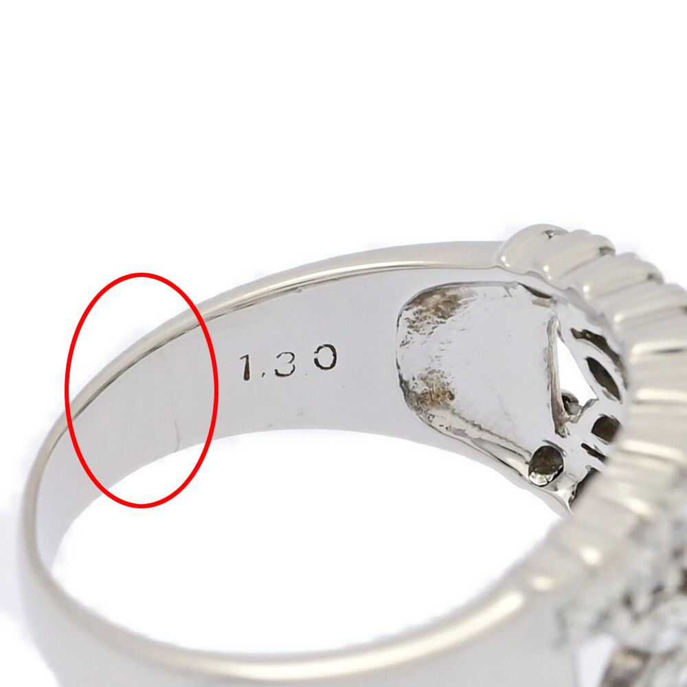 1円～ 田崎真珠 Pt950 ダイヤモンド リング 0.36ct D VS1 3EX D0.08ct SELBY 新品仕上げ済）タサキ TASAKI 田崎 ダイヤ リング 指輪 約10号 PT950