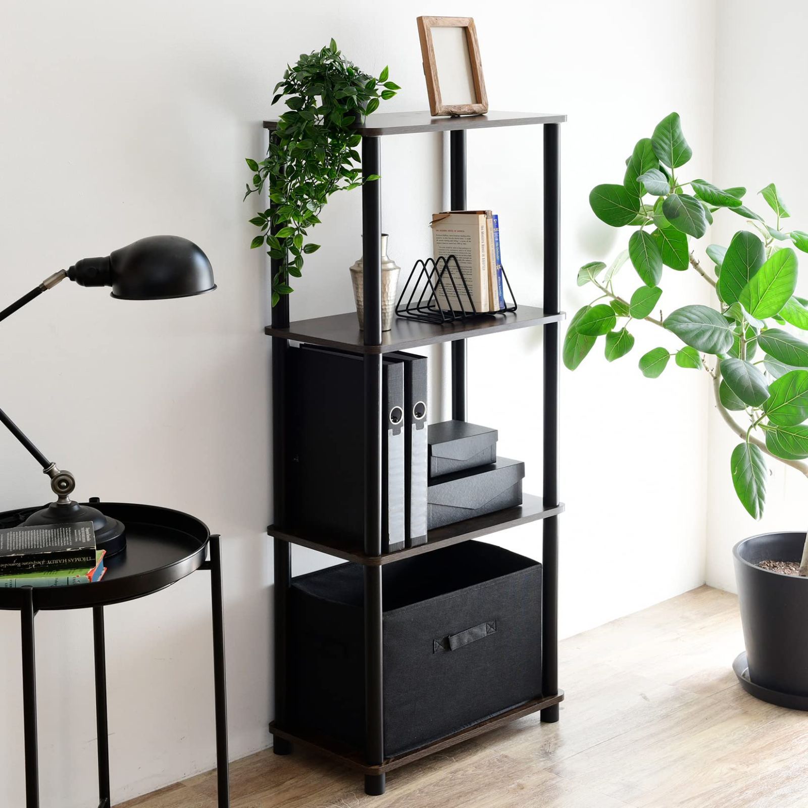 A2D65□IKEA イケア VILTO ヴィルト シェルフユニット ブラック