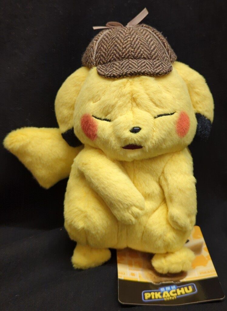 ポケモン しわしわ顔のぬいぐるみ 名探偵ピカチュウ ピカチュウ