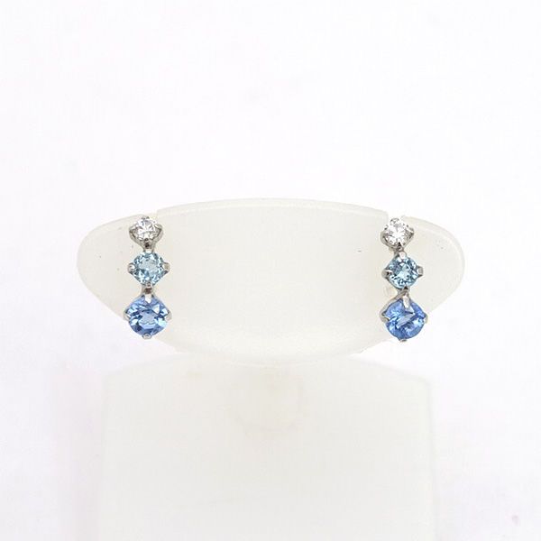 VERITE / ベリテ ◇K10WG ブルートパーズ ピアス キャッチ VERITE / ベリテ ◇K10WG ブルートパーズ ピアス キャッチ