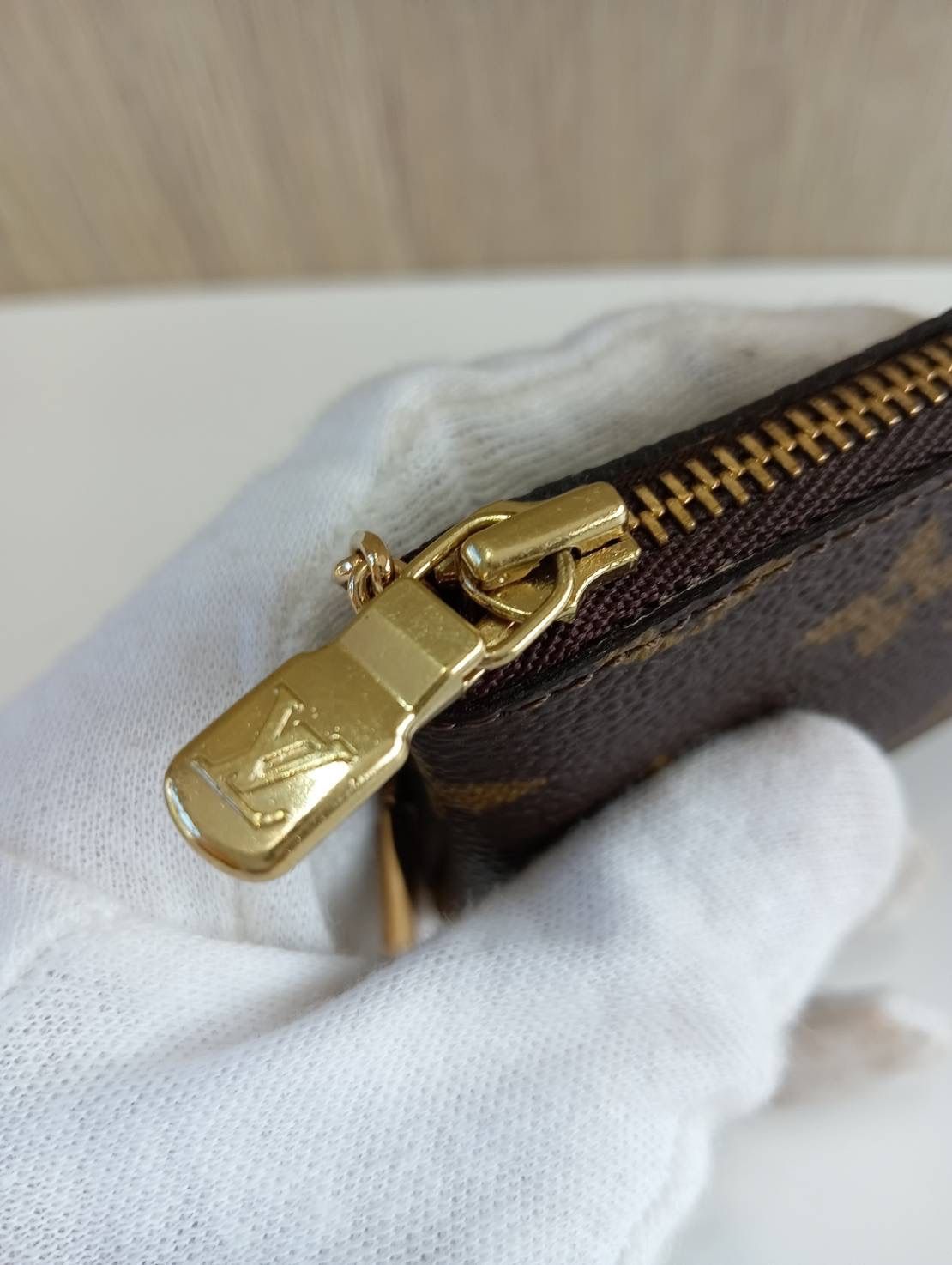 【美品S】ルイヴィトン　ポシェット・クレ　モノグラム　コインケース Louis Vuitton ルイヴィトン ポシェット・クレ モノグラム