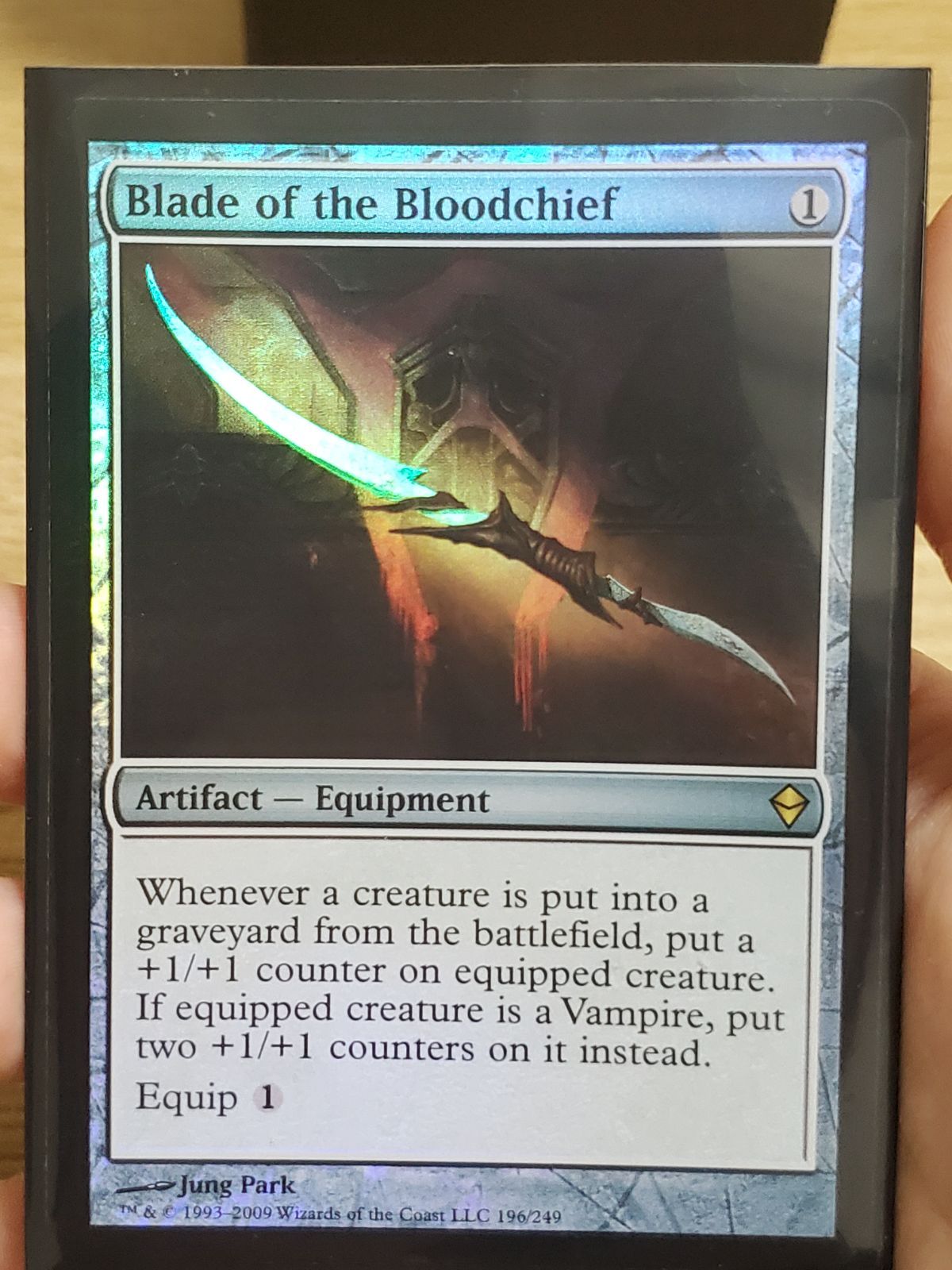 MTG foil 英語版 血の長の刃 ① MTG 血の長の刃